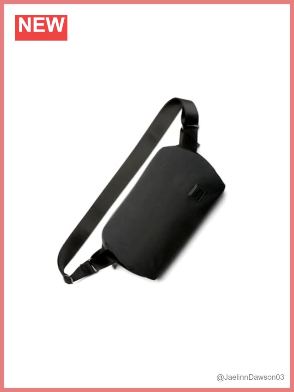 Minimalist Crossbody Sling Bag 7L with Seatbelt Strap